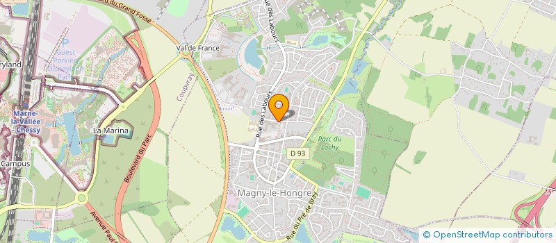 localisation de l'entreprise MADAME EMMA FLEURIEL à MAGNY-LE-HONGRE
