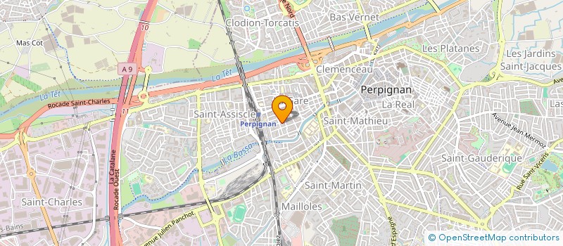 localisation de l'entreprise MADAME EMMA FLEURY  PERPIGNAN