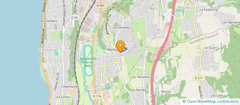 localisation de l'entreprise MADAME EMMA FORTE à AIX-LES-BAINS
