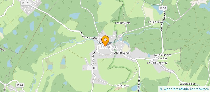 localisation de l'entreprise MADAME EMMA FRAIOLI  ESBOZ-BREST