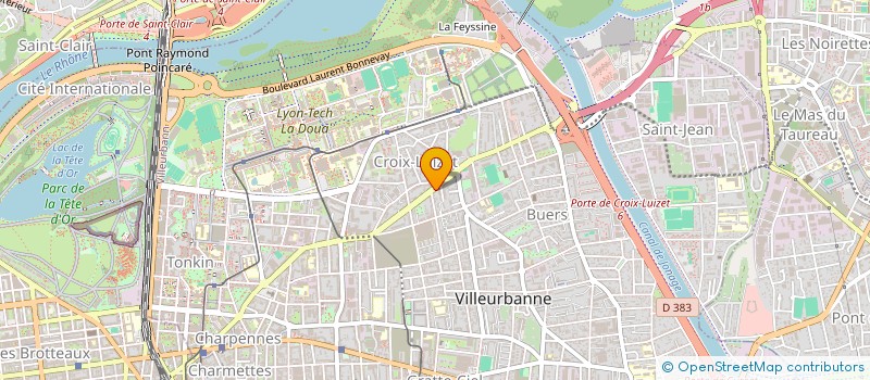 localisation de l'entreprise MADAME EMMA FRANCOIS  VILLEURBANNE