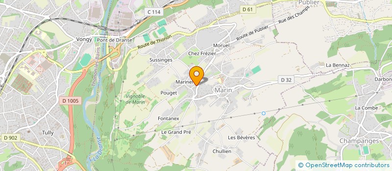 localisation de l'entreprise MADAME EMMA FROIDEVAUX à MARIN