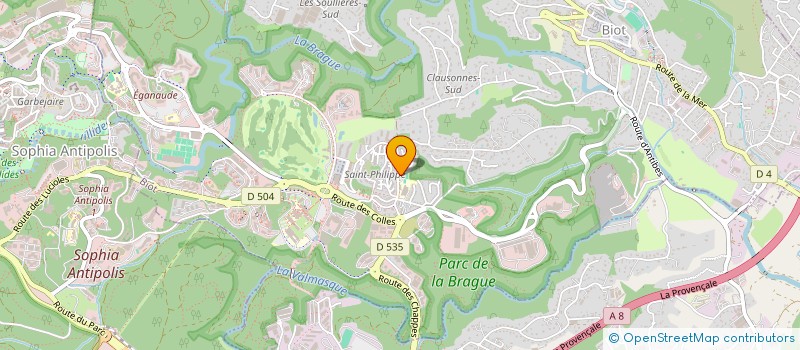 localisation de l'entreprise MADAME EMMA GAGOU  BIOT