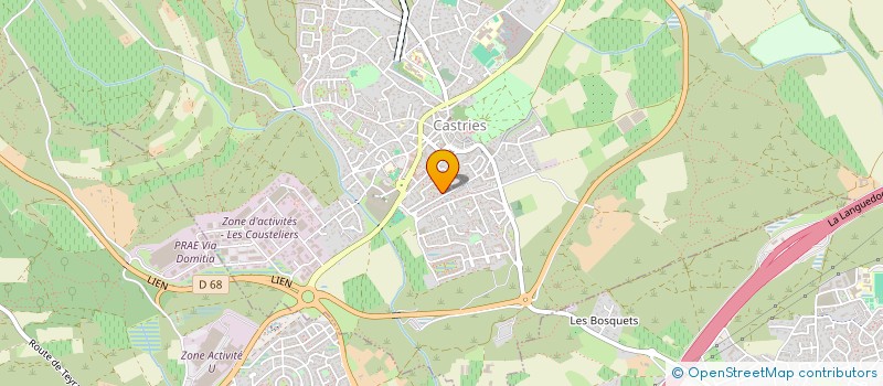 localisation de l'entreprise MADAME EMMA GALLERAND  CASTRIES