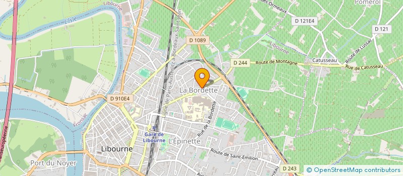 localisation de l'entreprise MADAME EMMA GALLO à LIBOURNE