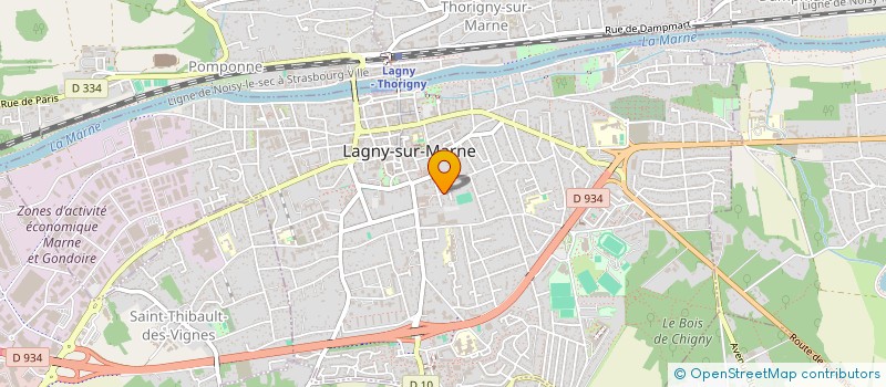 localisation de l'entreprise MADAME EMMA GARDNER  LAGNY-SUR-MARNE