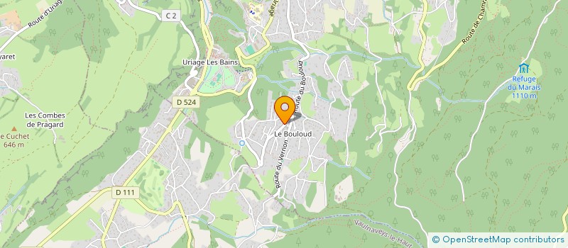 localisation de l'entreprise MADAME EMMA GAUGUEY  SAINT-MARTIN-D'URIAGE