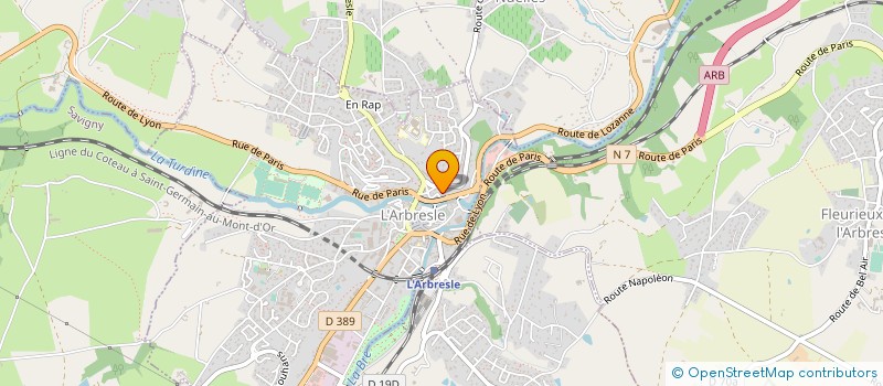 localisation de l'entreprise MADAME EMMA GAYRAUD  L'ARBRESLE