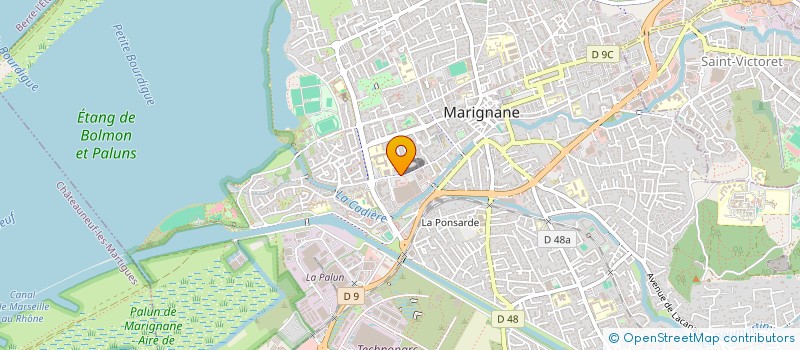 localisation de l'entreprise MADAME EMMA GIRARD  MARIGNANE