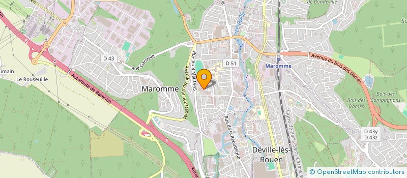 localisation de l'entreprise MADAME EMMA GIRARD  MAROMME