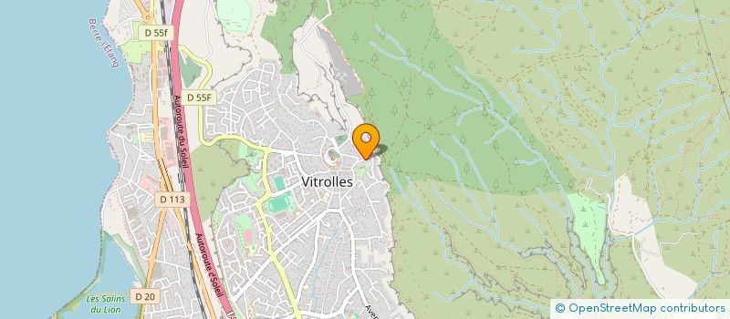 localisation de l'entreprise MADAME EMMA GODARD  VITROLLES