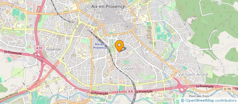 localisation de l'entreprise MADAME EMMA GOZILLON  AIX EN PROVENCE
