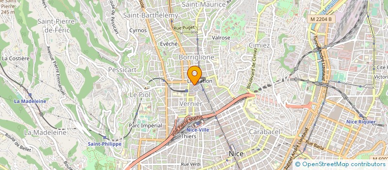 localisation de l'entreprise MADAME EMMA GREGORI à NICE