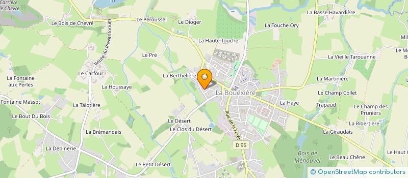 localisation de l'entreprise MADAME EMMA GROSJEAN  LA BOUEXIERE