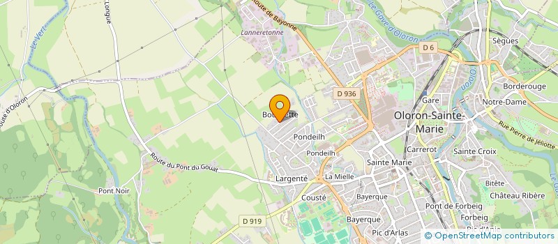 localisation de l'entreprise MADAME EMMA GRUEL  OLORON-SAINTE-MARIE