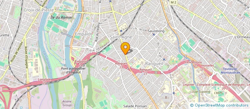 localisation de l'entreprise MADAME EMMA GUILLAUME  TOULOUSE