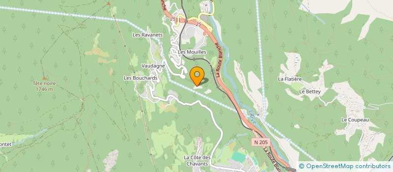 localisation de l'entreprise MADAME EMMA GUILLEBON à LES HOUCHES