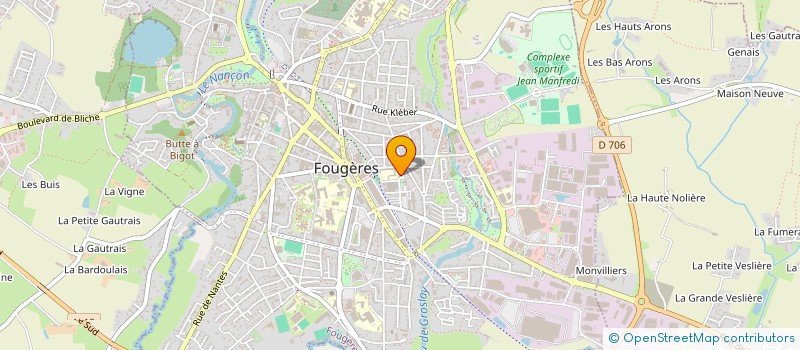 localisation de l'entreprise MADAME EMMA GUISET  FOUGERES