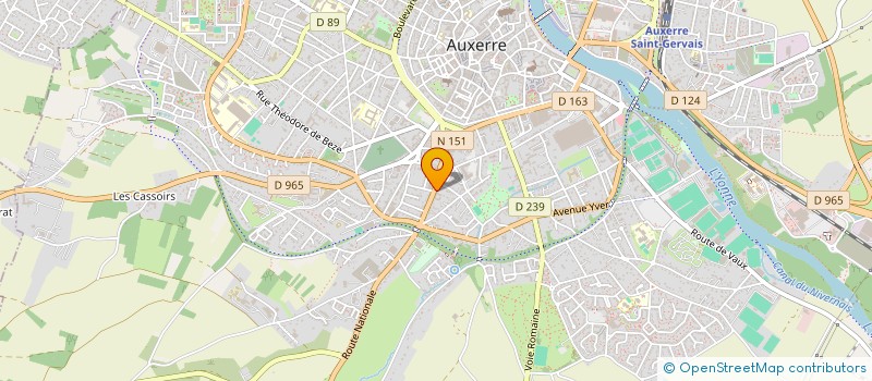 localisation de l'entreprise MADAME EMMA HACQUARD à AUXERRE
