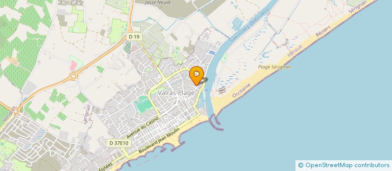 localisation de l'entreprise MADAME EMMA HALES  VALRAS-PLAGE