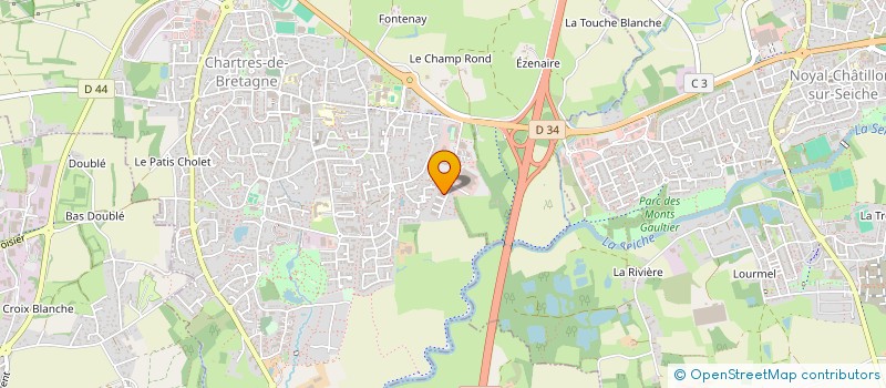 localisation de l'entreprise MADAME EMMA HAMON  HEDE-BAZOUGES