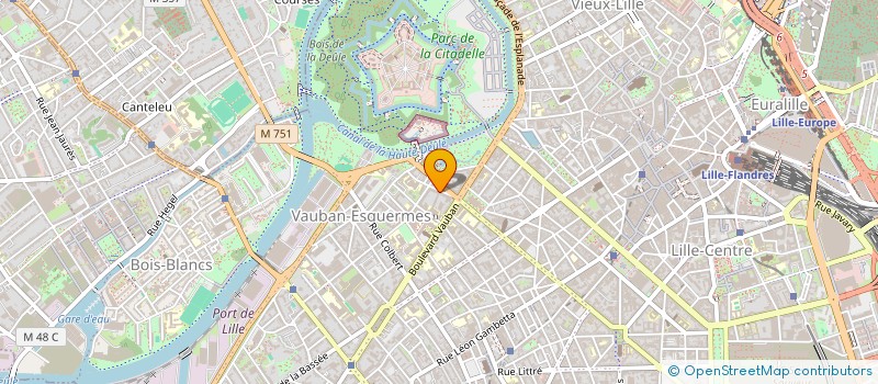 localisation de l'entreprise MADAME EMMA HAMY  LILLE