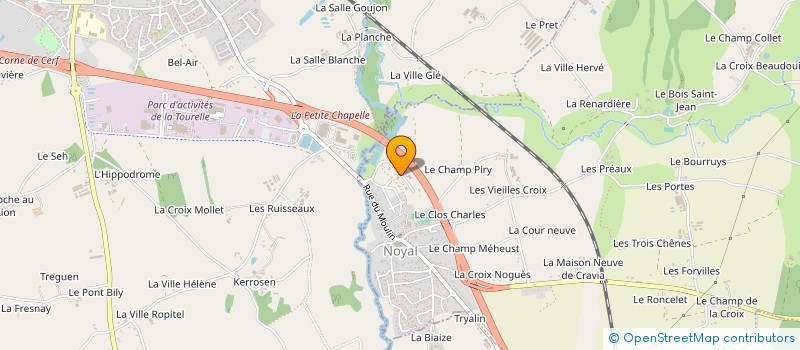 localisation de l'entreprise MADAME EMMA HAQUIN  NOYAL