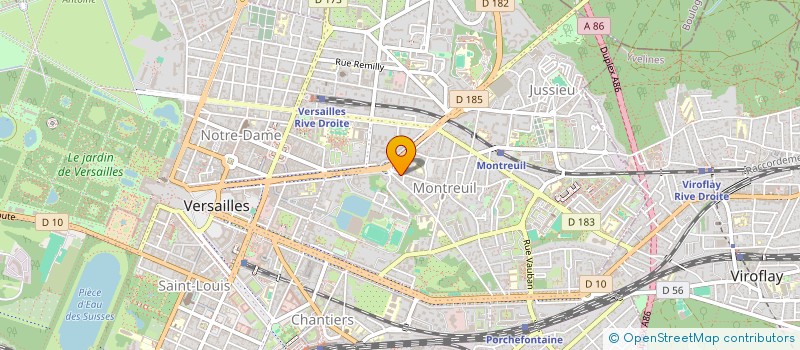 localisation de l'entreprise MADAME EMMA HELIAS  VERSAILLES