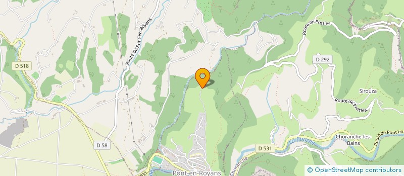 localisation de l'entreprise MADAME EMMA HENRIET  PONT-EN-ROYANS