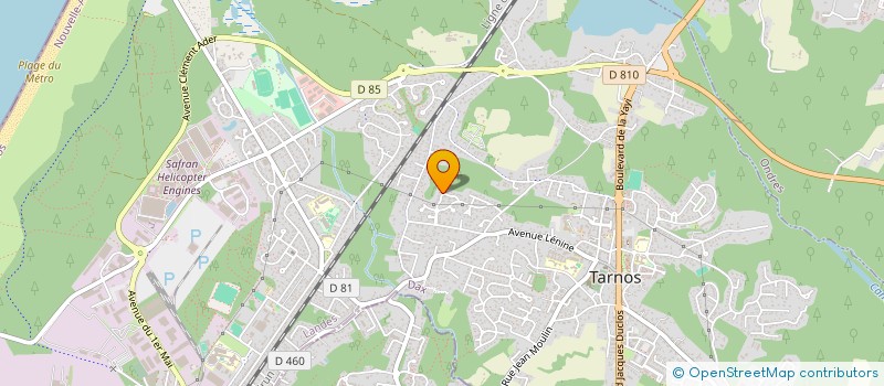 localisation de l'entreprise MADAME EMMA HERAS  TARNOS