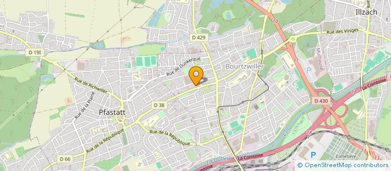 localisation de l'entreprise MADAME EMMA HOFFARTH  MULHOUSE