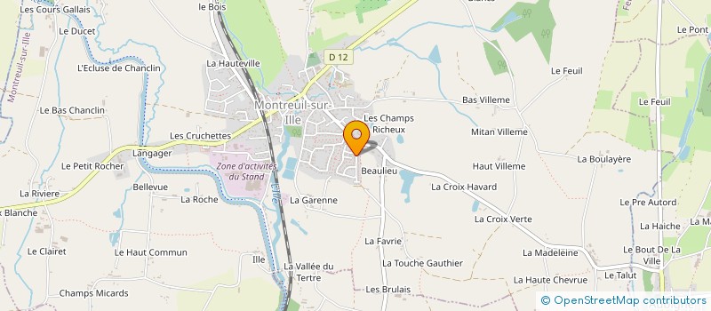 localisation de l'entreprise MADAME EMMA HOGUET  MONTREUIL-SUR-ILLE