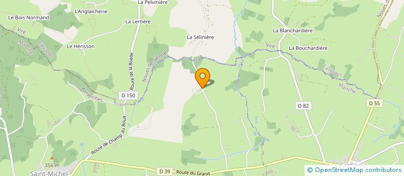 localisation de l'entreprise MADAME EMMA HUTCHINGS  SAINT-MICHEL-DE-MONTJOIE