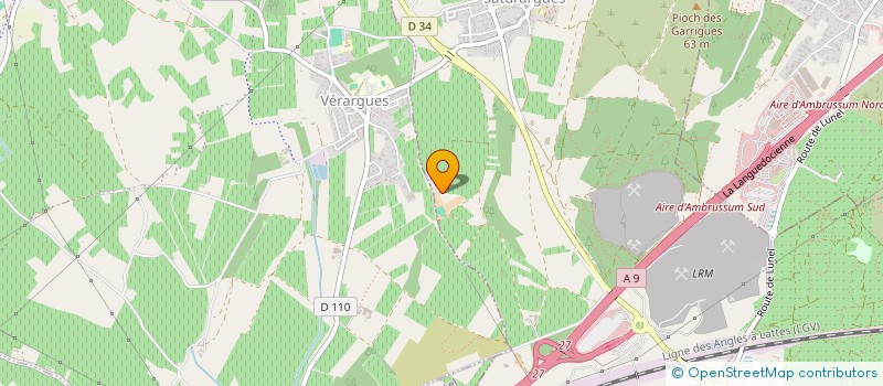 localisation de l'entreprise MADAME EMMA JACQUES  SATURARGUES