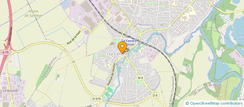 localisation de l'entreprise MADAME EMMA JACQUET  LE CENDRE