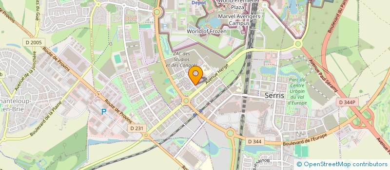 localisation de l'entreprise MADAME EMMA JADOWSKI  CHESSY