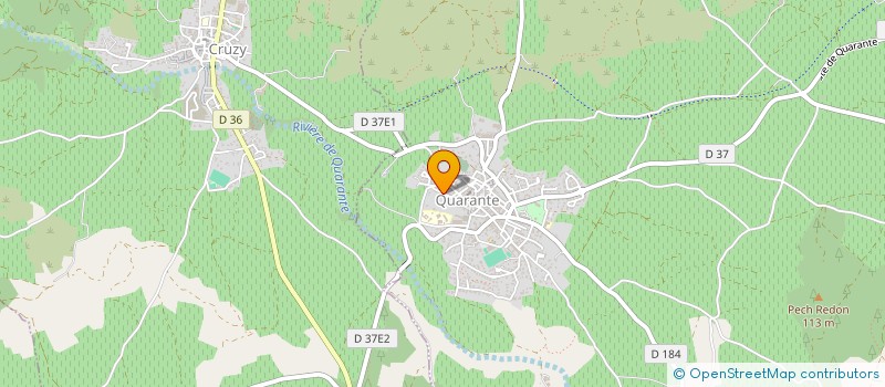 localisation de l'entreprise MADAME EMMA JANE JONES  QUARANTE