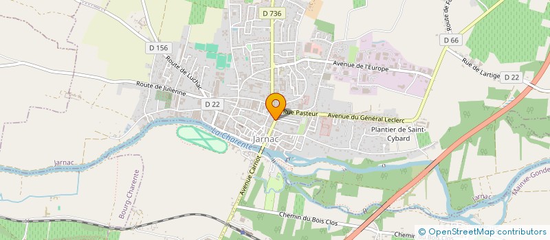 localisation de l'entreprise MADAME EMMA JANE SHEPHERD à JARNAC