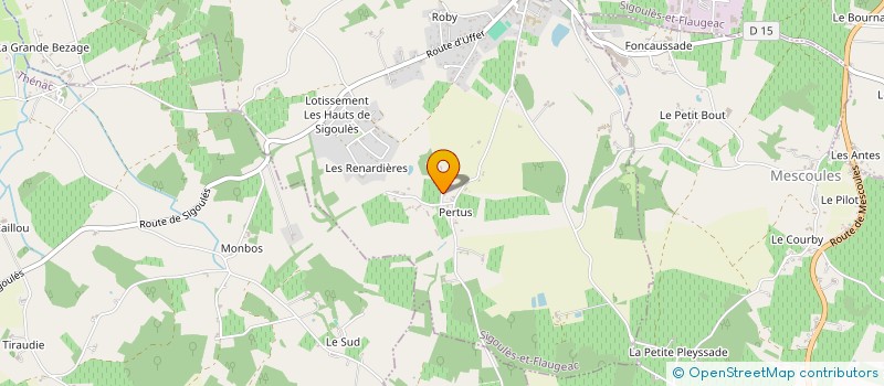 localisation de l'entreprise MADAME EMMA JENKINS à SIGOULES-ET-FLAUGEAC