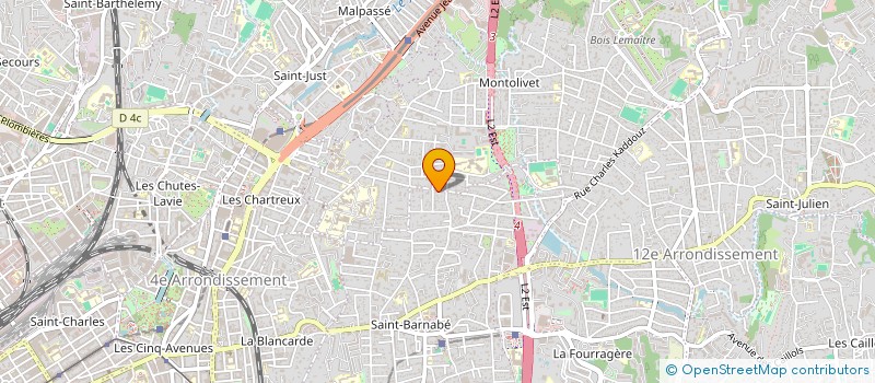 localisation de l'entreprise MADAME EMMA JOURDAN à MARSEILLE
