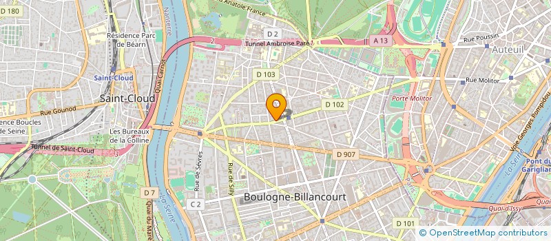 localisation de l'entreprise MADAME EMMA-JULIE SIDLER à BOULOGNE-BILLANCOURT