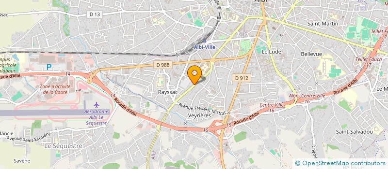localisation de l'entreprise MADAME EMMA JULIEN  ALBI