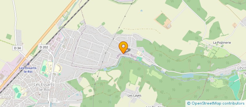 localisation de l'entreprise MADAME EMMA JULIEN  LEVIS-SAINT-NOM