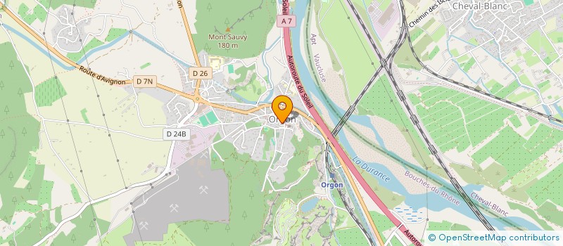 localisation de l'entreprise MADAME EMMA JUSTINE SOTTILE  ORGON