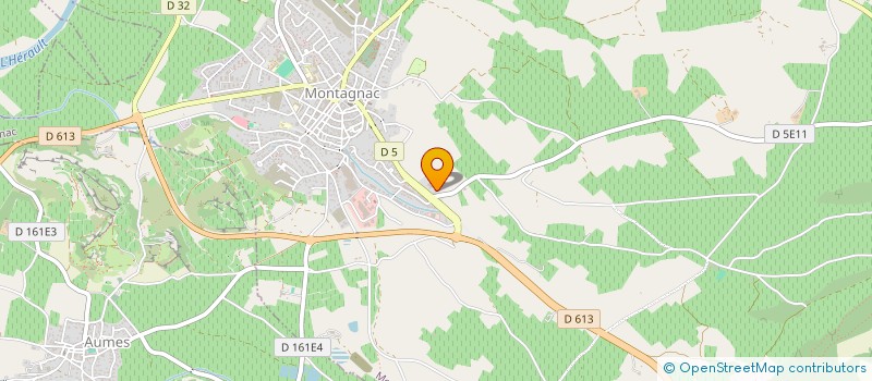 localisation de l'entreprise MADAME EMMA KERRIDGE  MONTAGNAC