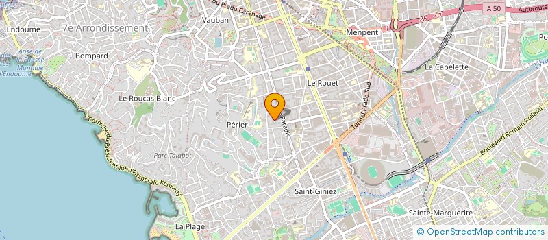 localisation de l'entreprise MADAME EMMA LABORIE à MARSEILLE