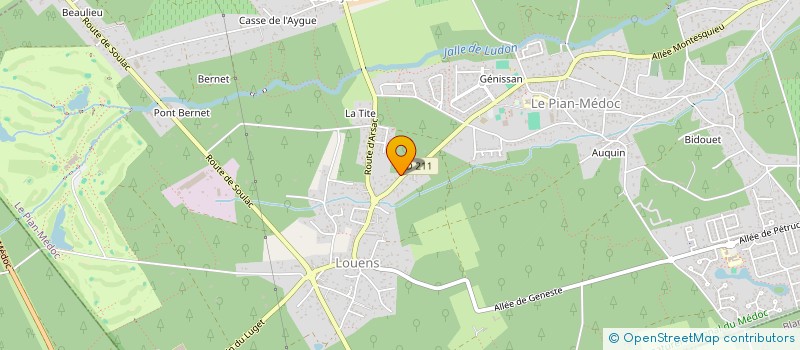 localisation de l'entreprise MADAME EMMA LACAZE  LE PIAN-MEDOC