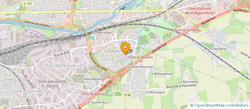 localisation de l'entreprise MADAME EMMA LACIRE  GEVEZE