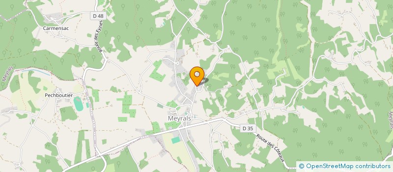 localisation de l'entreprise MADAME EMMA LACOSTE  MEYRALS