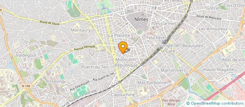 localisation de l'entreprise MADAME EMMA LAFAYE  NIMES